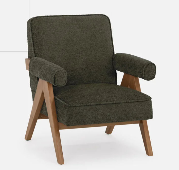 Hazel Midcentury Classic Accent Chair — view 1